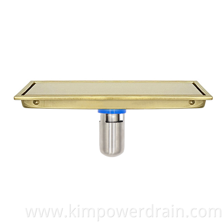 gold floor drain